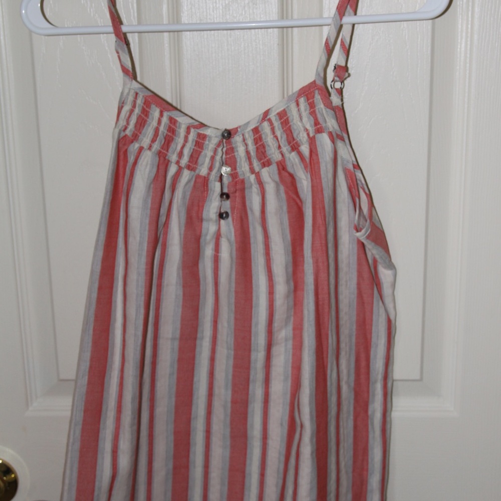 Target Orange and White Striped Tank
